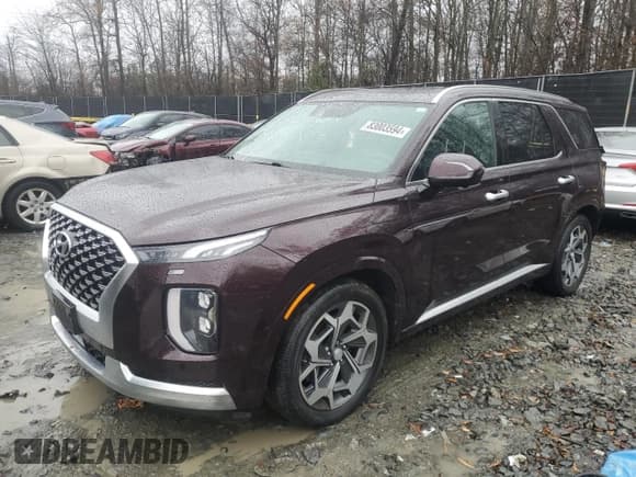 ✅ 2021 Hyundai Palisade Calligraphy • VIN: KM8R7DHE4MU305618 • Лот: 83003594. Опубликован ранее на Copart с пробегом 42 369 миль. Бесплатный доступ к архиву аукционных продаж из США и подробный отчёт об истории автомобиля на DreamBid. Изображение 1.
