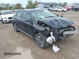 2022 Hyundai Ioniq SEL with VIN KMHC75LD1NU277823, listed as a IAAI auction lot 43275755 with 63,148 mi miles and . Bid and sale history available at DreamBid. Image 1.