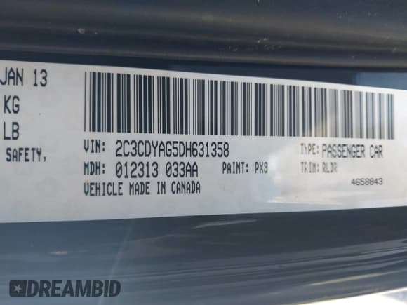 ✅ 2013 Dodge Challenger SXT • VIN: 2C3CDYAG5DH631358 • Lot: 41307511. Wystawiony na IAAI z przebiegiem 145 683 mil. Bezpłatny archiwum sprzedaży aukcyjnych z USA i szczegółowy raport historii pojazdu na DreamBid. Zdjęcie 9.