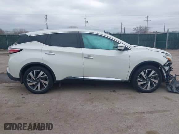 2016 Nissan Murano SV with VIN 5N1AZ2MHXGN146209, listed as a IAAI auction lot 41664537 with 48,133 mi miles and . Bid and sale history available at DreamBid. Image 13.