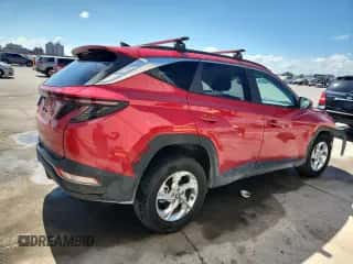 2023 Hyundai Tucson SEL with VIN 5NMJBCAE5PH238785, listed as a Copart auction lot 81194915 with 23,246 mi miles and Salvage title. Bid and sale history available at DreamBid. Image 3.