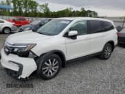 ✅ 2020 Honda Pilot EX-L • VIN: 5FNYF5H5XLB025072 • Lot: 53275905. Listed on Copart with 34,258 mi. Free auction sales archive from the USA and detailed vehicle history report at DreamBid. Image 1.