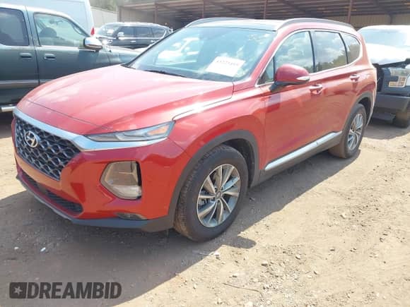 2019 Hyundai Santa Fe Ultimate z VIN 5NMS53AD2KH006415, wystawiony jako IAAI lot #43223455 z przebiegiem 89 574 mil mil oraz . Historia ofert i sprzedaży dostępna na DreamBid. Obrazek 2.