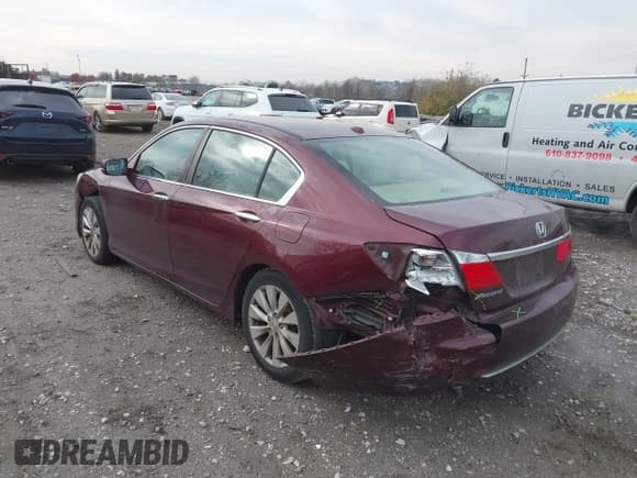 ✅ 2014 Honda Accord EX-L • VIN: 1HGCR2F84EA227125 • Лот: 43750753. Опубликован ранее на IAAI с пробегом 134 480 миль. Бесплатный доступ к архиву аукционных продаж из США и подробный отчёт об истории автомобиля на DreamBid. Изображение 3.