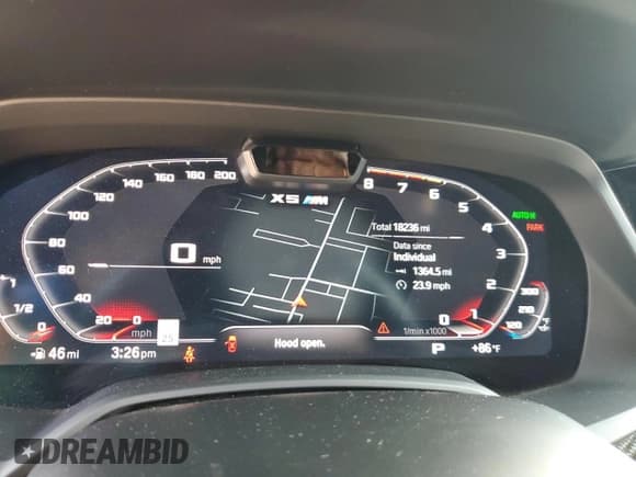 ✅ 2022 BMW X5 M • VIN: 5YMJU0C01N9M60668 • Lot: 64437665. Wystawiony na Copart z przebiegiem 18 236 mil. Bezpłatny archiwum sprzedaży aukcyjnych z USA i szczegółowy raport historii pojazdu na DreamBid. Zdjęcie 9.