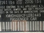 ✅ 2015 Hyundai Elantra Sport • VIN: KMHDH4AH2FU282449 • Lot: 36138179. Listed on IAAI with 114,368 mi. Free auction sales archive from the USA and detailed vehicle history report at DreamBid. Image 9.