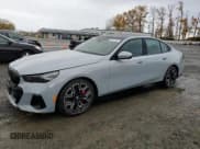 ✅ 2025 BMW i5 • VIN: WBY13HG09SCS96345 • Lot: 92014485. Listed on Copart with 6,018 mi. Free auction sales archive from the USA and detailed vehicle history report at DreamBid. Image 1.