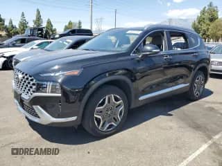 2023 Hyundai Santa Fe Limited с VIN KM8S7DA28PU081047, выставлен на аукционе Copart как лот 70600785 с пробегом 27 152 миль миль и Списание • Salvage title. История ставок и продаж доступна на DreamBid. Изображение 1.
