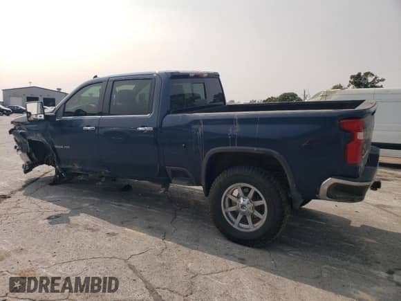 2022 Chevrolet Silverado 3500HD LTZ с VIN 2GC4YUEY0N1204440, выставлен на аукционе Copart как лот 79174864 с пробегом 27 414 миль миль и Списание • Salvage title. История ставок и продаж доступна на DreamBid. Изображение 2.