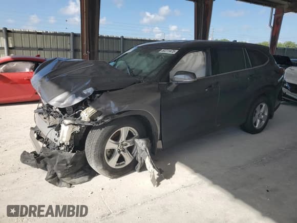 ✅ 2021 Toyota Highlander L • VIN: 5TDCZRBH5MS558195 • Lot: 60211475. Wystawiony na Copart z przebiegiem 46 208 mil. Bezpłatny archiwum sprzedaży aukcyjnych z USA i szczegółowy raport historii pojazdu na DreamBid. Zdjęcie 1.