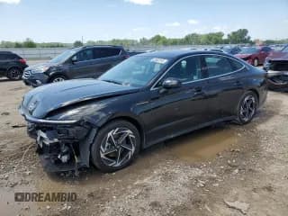 ✅ 2024 Hyundai Sonata SEL • VIN: KMHL14JA6RA360059 • Лот: 62562515. Опубликован ранее на Copart с пробегом 27 591 миль. Бесплатный доступ к архиву аукционных продаж из США и подробный отчёт об истории автомобиля на DreamBid. Изображение 1.