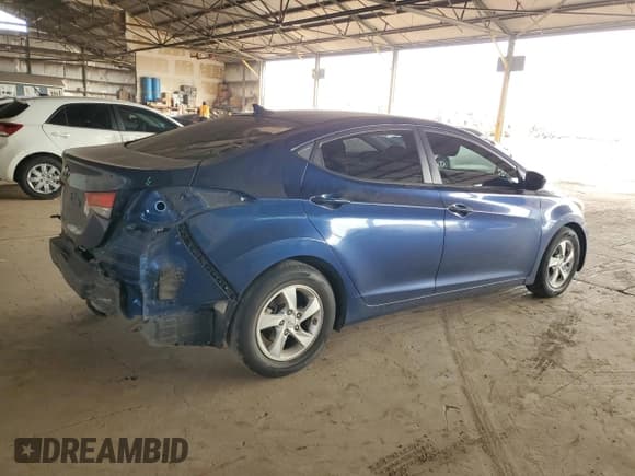 ✅ 2015 Hyundai Elantra SE • VIN: 5NPDH4AE7FH616690 • Lot: 91087065. Listed on Copart with 84,325 mi. Free auction sales archive from the USA and detailed vehicle history report at DreamBid. Image 3.