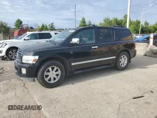 ✅ 2005 Infiniti QX56 • VIN: 5N3AA08A55N802555 • Lot: 69504654. Listed on Copart with 128,015 mi. Free auction sales archive from the USA and detailed vehicle history report at DreamBid. Image 1.