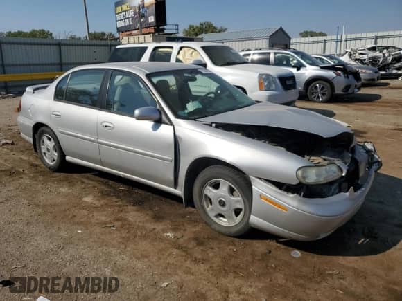 2001 Chevrolet Malibu LS with VIN 1G1NE52J016234947, listed as a Copart auction lot 75533264 with 138,349 mi miles and Salvage title. Bid and sale history available at DreamBid. Image 4.