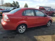 ✅ 2007 Chevrolet Aveo LT • VIN: KL1TG56647B087957 • Lot: 46894945. Wystawiony na Copart z przebiegiem 115 713 mil. Bezpłatny archiwum sprzedaży aukcyjnych z USA i szczegółowy raport historii pojazdu na DreamBid. Zdjęcie 3.
