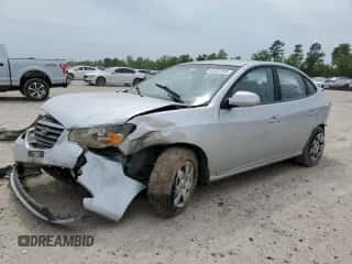 2007 Hyundai Elantra GLS z VIN KMHDU46D07U145139, wystawiony jako Copart lot #46132153 z przebiegiem 150 987 mil mil oraz Szkoda całkowita • Salvage title. Historia ofert i sprzedaży dostępna na DreamBid. Obrazek 1.