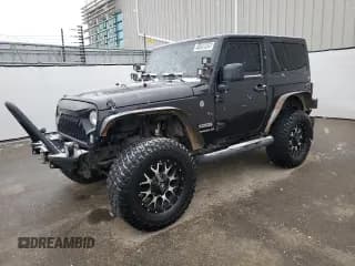 ✅ 2017 Jeep Wrangler Willys Wheeler • VIN: 1C4AJWAG8HL697959 • Lot: 91898605. Listed on Copart with 187,403 mi. Free auction sales archive from the USA and detailed vehicle history report at DreamBid. Image 1.