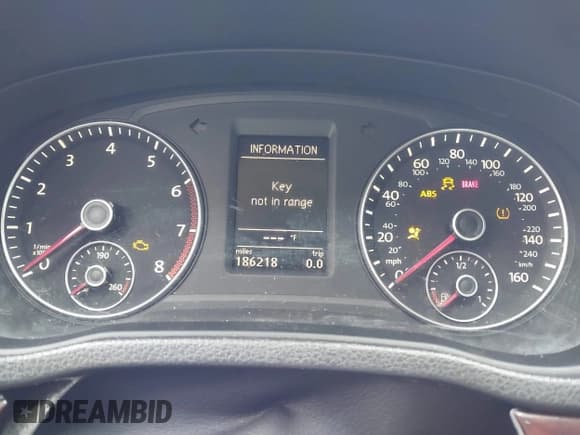 ✅ 2012 Volkswagen Passat SE • VIN: 1VWBH7A39CC048180 • Lot: 43024775. Listed on IAAI with 186,218 mi. Free auction sales archive from the USA and detailed vehicle history report at DreamBid. Image 7.