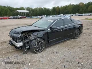 ✅ 2022 Hyundai Sonata N Line • VIN: KMHL14JC1NA219461 • Лот: 80148225. Опубликован ранее на Copart с пробегом 64 201 миль. Бесплатный доступ к архиву аукционных продаж из США и подробный отчёт об истории автомобиля на DreamBid. Изображение 1.