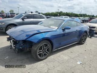 ✅ 2022 Ford Mustang EcoBoost • VIN: 1FA6P8TH4N5128053 • Lot: 69587955. Listed on Copart with 19,684 mi. Free auction sales archive from the USA and detailed vehicle history report at DreamBid. Image 1.