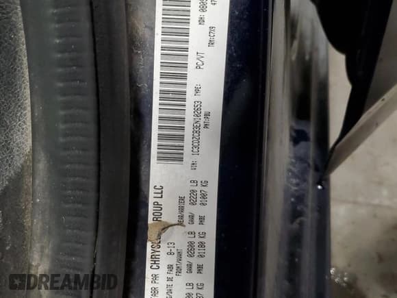 ✅ 2014 Dodge Avenger SXT • VIN: 1C3CDZCB3EN102653 • Lot: 90682405. Listed on Copart with 162,418 mi. Free auction sales archive from the USA and detailed vehicle history report at DreamBid. Image 12.