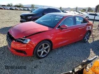 ✅ 2015 Audi A3 Premium • VIN: WAUBFGFF4F1062982 • Lot: 91317305. Listed on Copart with 86,256 mi. Free auction sales archive from the USA and detailed vehicle history report at DreamBid. Image 1.