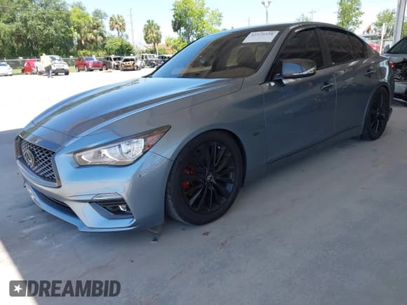 ✅ 2018 Infiniti Q50 Luxe • VIN: JN1EV7AP2JM365496 • Lot: 42279328. Listed on IAAI with 69,104 mi. Free auction sales archive from the USA and detailed vehicle history report at DreamBid. Image 18.