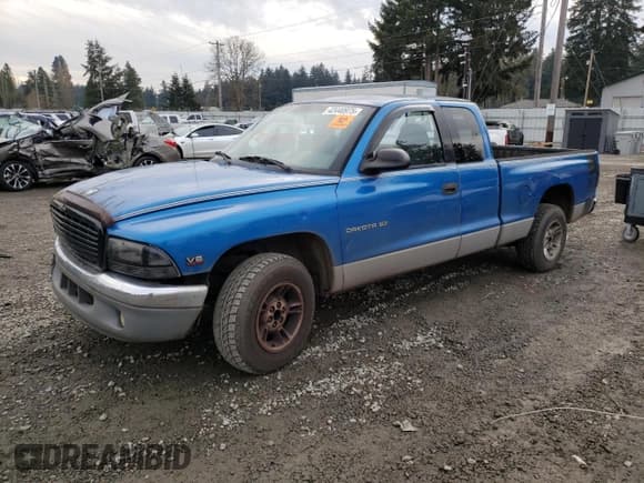 ✅ 1999 Dodge Dakota SLT • VIN: 1B7GL22X5XS207736 • Lot: 42440975. Wystawiony na Copart z przebiegiem 194 001 mil. Bezpłatny archiwum sprzedaży aukcyjnych z USA i szczegółowy raport historii pojazdu na DreamBid. Zdjęcie 1.