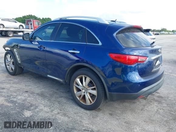 ✅ 2015 Infiniti QX70 • VIN: JN8CS1MU2FM380734 • Lot: 42723003. Wystawiony na IAAI z przebiegiem 175 469 mil. Bezpłatny archiwum sprzedaży aukcyjnych z USA i szczegółowy raport historii pojazdu na DreamBid. Zdjęcie 3.