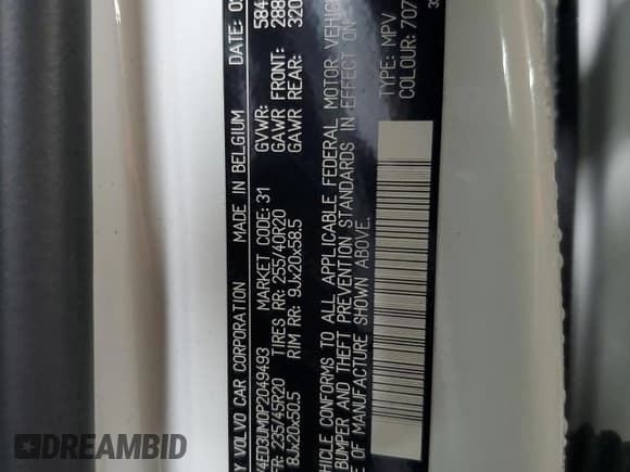 ✅ 2023 Volvo XC40 Ultimate • VIN: YV4ED3UM0P2049493 • Lot: 92329275. Wystawiony na Copart z przebiegiem 19 730 mil. Bezpłatny archiwum sprzedaży aukcyjnych z USA i szczegółowy raport historii pojazdu na DreamBid. Zdjęcie 13.