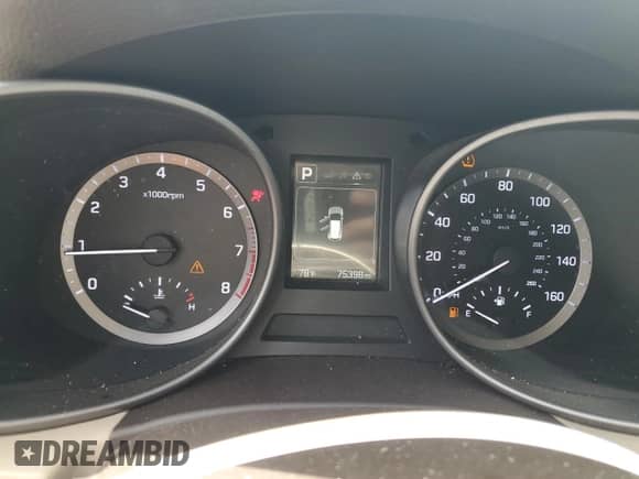 2018 Hyundai Santa Fe 2.4L with VIN 5XYZU3LB7JG513154, listed as a Copart auction lot 71161875 with 75,398 mi miles and Salvage title. Bid and sale history available at DreamBid. Image 9.