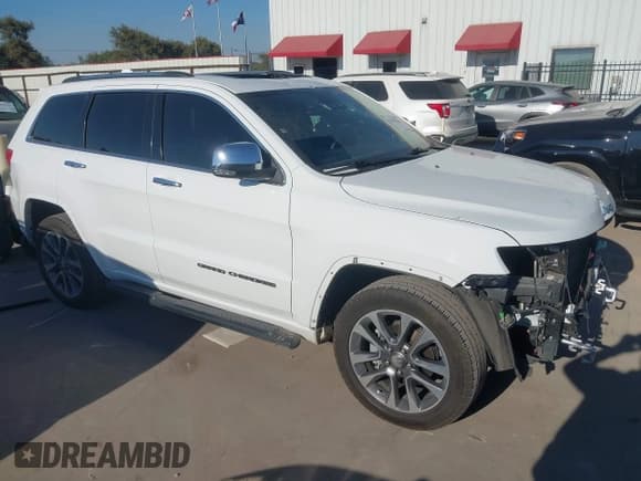✅ 2017 Jeep Grand Cherokee Overland • VIN: 1C4RJECG8HC868378 • Lot: 43447535. Listed on IAAI with 50,088 mi. Free auction sales archive from the USA and detailed vehicle history report at DreamBid. Image 1.
