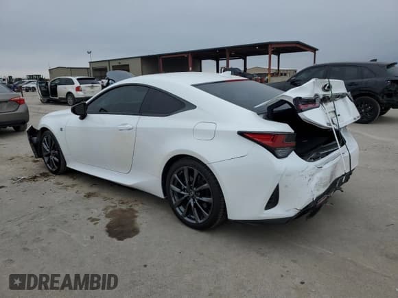 ✅ 2021 Lexus RC 350 F Sport • VIN: JTHGZ5BC0M5023584 • Lot: 79858354. Listed on Copart with 23,612 mi. Free auction sales archive from the USA and detailed vehicle history report at DreamBid. Image 2.
