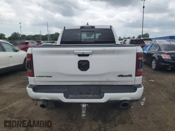 2021 Ram 1500 Limited with VIN 1C6SRFHT0MN646347, listed as a Copart auction lot 66373245 with 10,365 mi miles and Clean title. Bid and sale history available at DreamBid. Image 6.