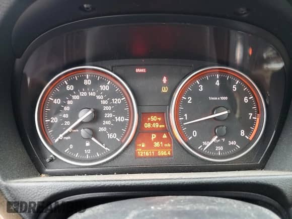 2008 BMW 3 Series 335xi с VIN WBAWC73558E064516, выставлен на аукционе Copart как лот 90809775 с пробегом 121 611 миль миль и Списание • Salvage title. История ставок и продаж доступна на DreamBid. Изображение 9.