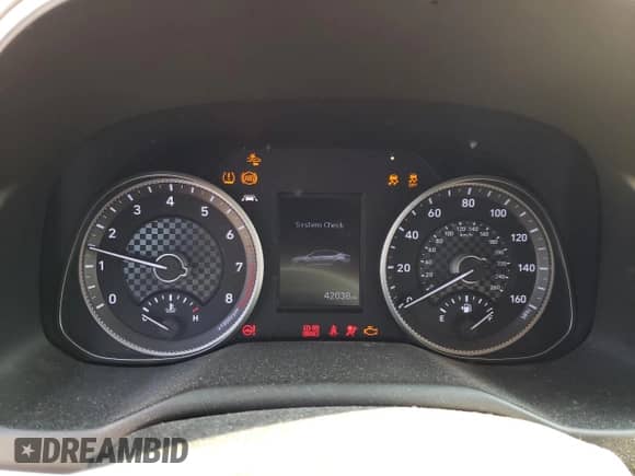 2020 Hyundai Elantra SE with VIN KMHD74LFXLU080341, listed as a Copart auction lot 81071985 with 42,038 mi miles and Salvage title. Bid and sale history available at DreamBid. Image 9.