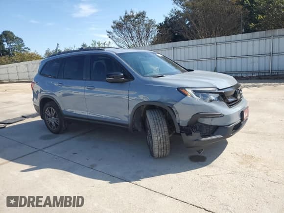 ✅ 2022 Honda Pilot Sport • VIN: 5FNYF6H36NB081436 • Lot: 85934115. Listed on Copart with 54,300 mi. Free auction sales archive from the USA and detailed vehicle history report at DreamBid. Image 4.