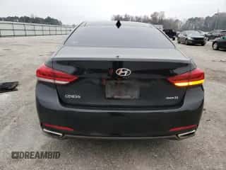 2015 Hyundai Genesis 3.8L z VIN KMHGN4JE7FU048853, wystawiony jako Copart lot #85131584 z przebiegiem 116 957 mil mil oraz Szkoda całkowita • Salvage title. Historia ofert i sprzedaży dostępna na DreamBid. Obrazek 6.