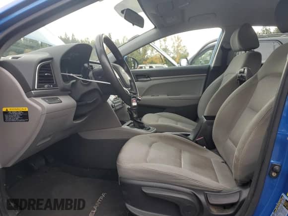 2017 Hyundai Elantra SE with VIN KMHD74LFXHU162142, listed as a Copart auction lot 85402185 with 56,578 mi miles and Salvage title. Bid and sale history available at DreamBid. Image 7.