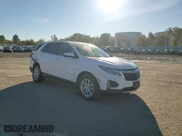2024 Chevrolet Equinox LT with VIN 3GNAXUEG3RL341901, listed as a Copart auction lot 84887345 with 22,396 mi miles and Salvage title. Bid and sale history available at DreamBid. Image 14.