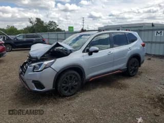 ✅ 2023 Subaru Forester Special Sports • VIN: JF2SKAJC8PH519280 • Лот: 70925745. Опубликован ранее на Copart с пробегом 37 145 миль. Бесплатный доступ к архиву аукционных продаж из США и подробный отчёт об истории автомобиля на DreamBid. Изображение 1.