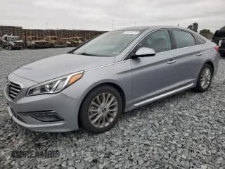 ✅ 2015 Hyundai Sonata Sport • VIN: 5NPE34AF2FH118179 • Лот: 90533215. Опубликован ранее на Copart с пробегом 87 432 миль. Бесплатный доступ к архиву аукционных продаж из США и подробный отчёт об истории автомобиля на DreamBid. Изображение 1.