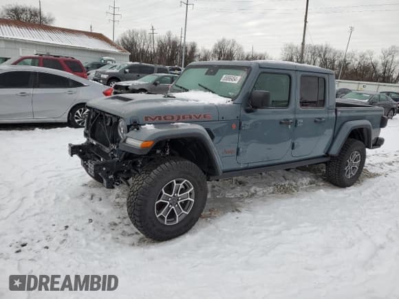 ✅ 2024 Jeep Gladiator Mojave X • VIN: 1C6JJTEG1RL115119 • Lot: 85866454. Listed on Copart with Not provided. Free auction sales archive from the USA and detailed vehicle history report at DreamBid. Image 1.