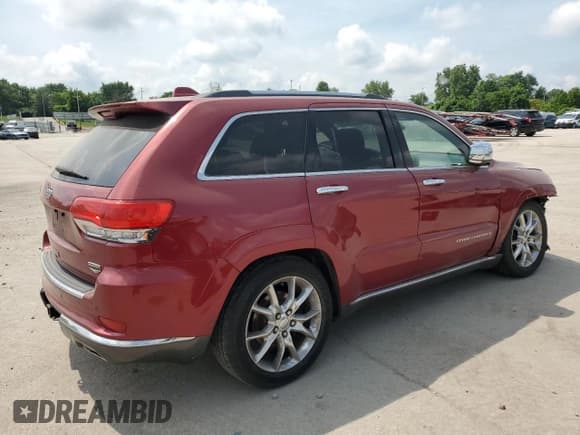 ✅ 2014 Jeep Grand Cherokee Summit • VIN: 1C4RJFJT1EC100405 • Lot: 60725545. Listed on Copart with 190,360 mi. Free auction sales archive from the USA and detailed vehicle history report at DreamBid. Image 3.