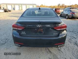 2015 Hyundai Genesis 3.8L z VIN KMHGN4JEXFU051536, wystawiony jako Copart lot #77826964 z przebiegiem 74 952 mil mil oraz Szkoda całkowita • Salvage title. Historia ofert i sprzedaży dostępna na DreamBid. Obrazek 6.