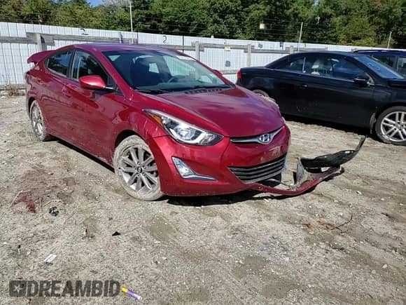 2016 Hyundai Elantra SE with VIN 5NPDH4AEXGH652715, listed as a Copart auction lot 85778915 with 108,996 mi miles and Salvage title. Bid and sale history available at DreamBid. Image 13.