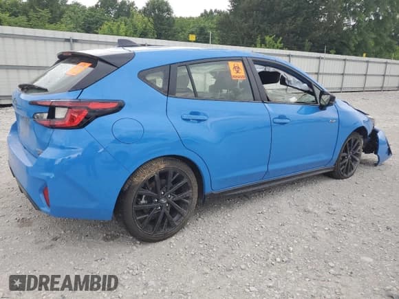 ✅ 2024 Subaru Impreza RS • VIN: JF1GUHJC5R8268878 • Лот: 56308274. Опубликован ранее на Copart с пробегом 7 539 миль. Бесплатный доступ к архиву аукционных продаж из США и подробный отчёт об истории автомобиля на DreamBid. Изображение 3.