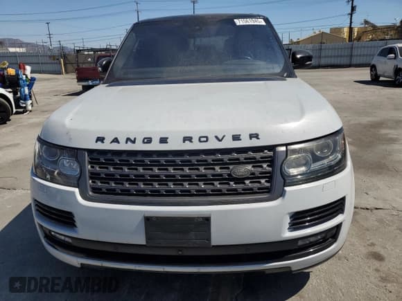 ✅ 2016 Land Rover Range Rover HSE • VIN: SALGS2KF7GA250533 • Lot: 71561945. Listed on Copart with Not provided. Free auction sales archive from the USA and detailed vehicle history report at DreamBid. Image 5.
