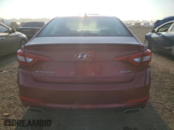 2015 Hyundai Sonata Sport with VIN 5NPE34AF3FH115470, listed as a Copart auction lot 71742835 with 66,167 mi miles and Salvage title. Bid and sale history available at DreamBid. Image 6.