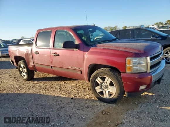 2007 Chevrolet Silverado 1500 1LT with VIN 2GCEC13J371504502, listed as a Copart auction lot 90760635 with Not provided miles and Clean title. Bid and sale history available at DreamBid. Image 4.